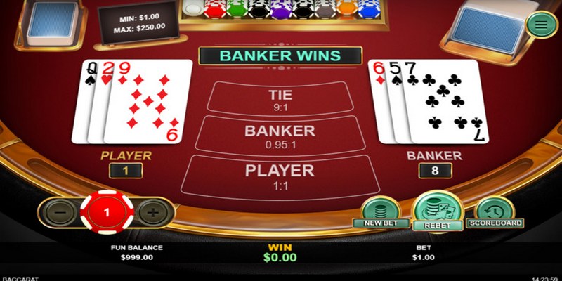 Baccarat - Game bài phổ biến tại casino 888B