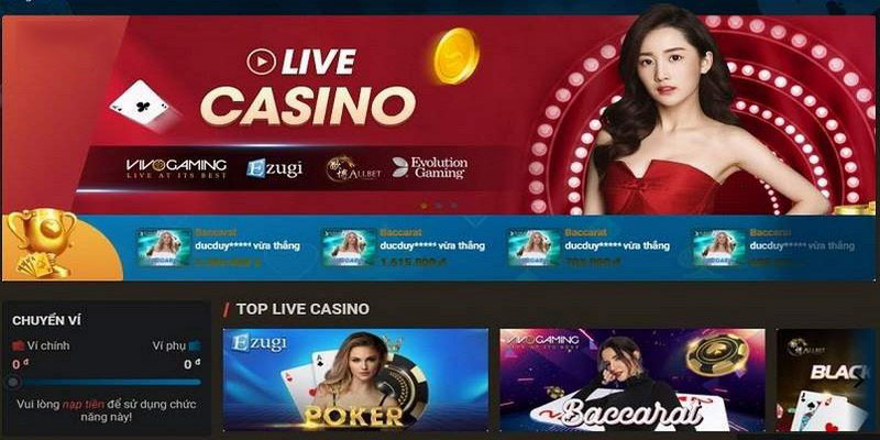 Casino 888B hiện liên kết hợp tác với nhiều nhà cung cấp nổi tiếng