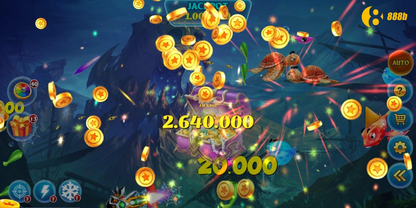 Bắn cá ngay khi vừa xuất hiện