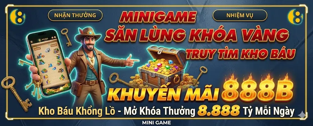 mini game truy lùng khóa vàng - khuyến mãi 888b